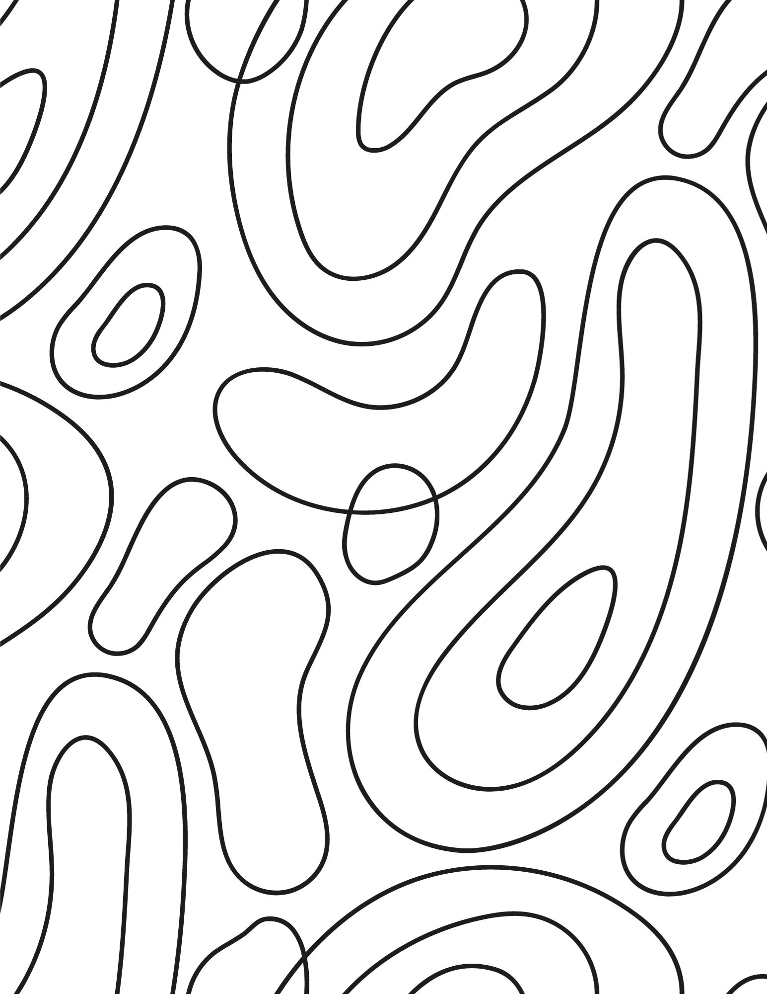 Abstract Coloring Sheets