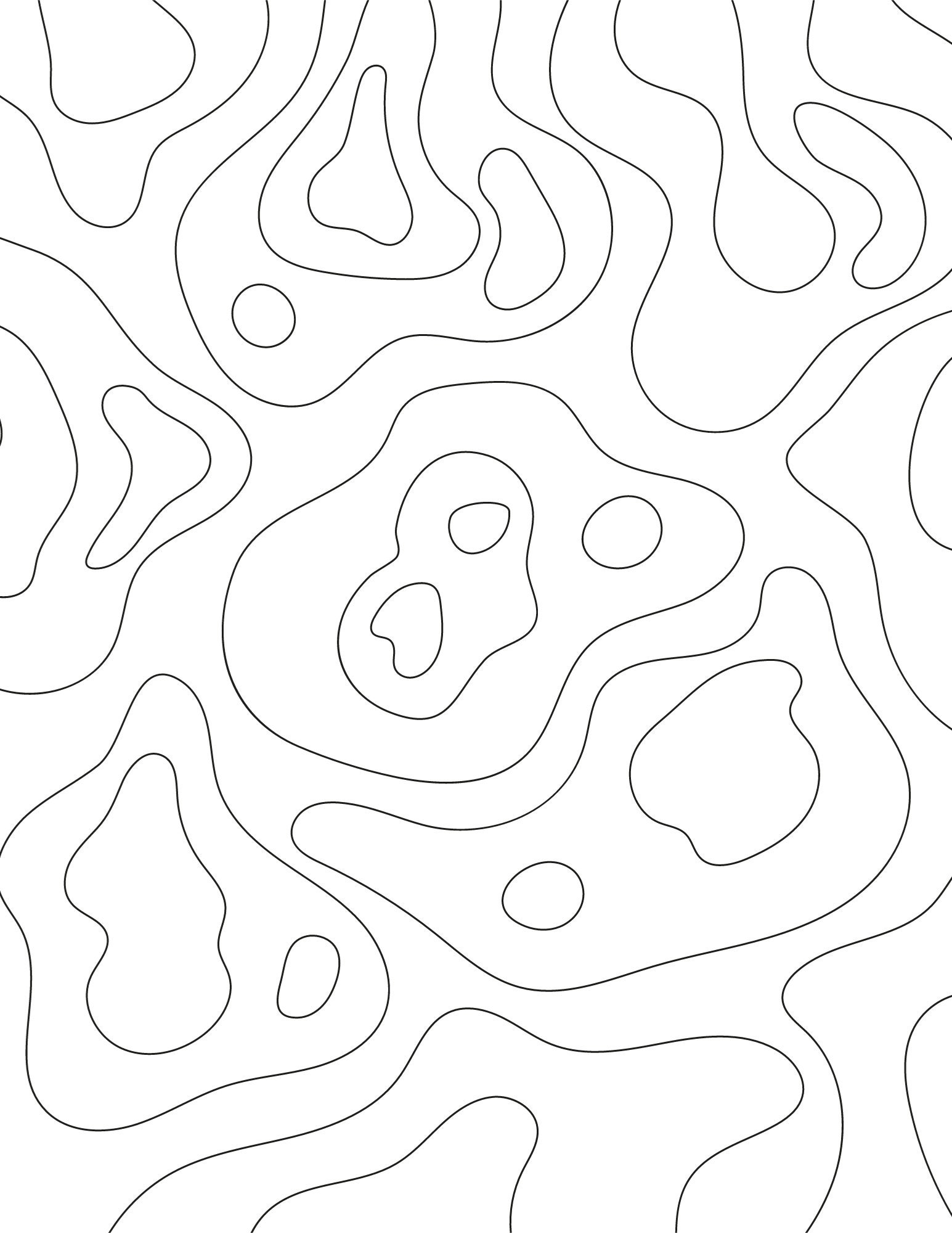PRINTABLE COLORING SHEETS Instant Digital Download Abstract - Etsy