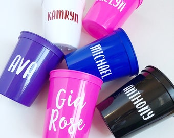 Personal Name Cup, Custom Cup, Personalized Cup, Personal Gift, Bridal Shower, Bachelorette Party, Personalized Cup, Party Cup