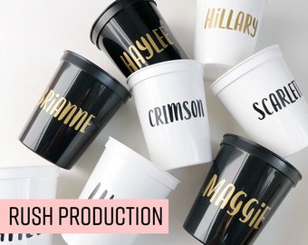 RUSH PRODUCTION, Custom Cup, Personalized Cup, Personal Gift, Bridal Shower, Birthday Gift, Personalized Cup