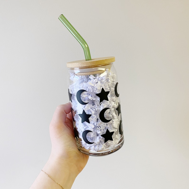 Paille en verre faite à la main, paille colorée, paille de couleur verre, paille pliée, pailles réutilisables, paille en verre de canette de bière, paille écologique image 3
