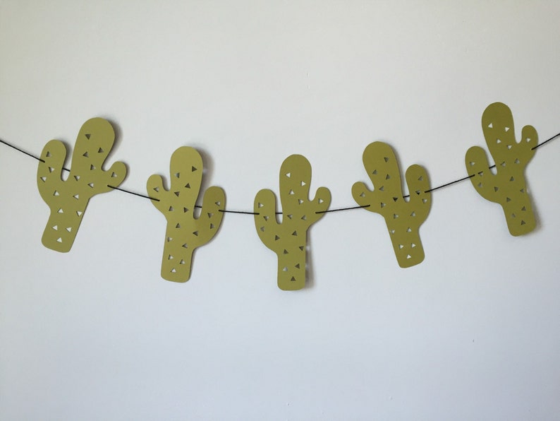 Cactus Banner Southwestern Decor Tumblr Room Decor First Etsy