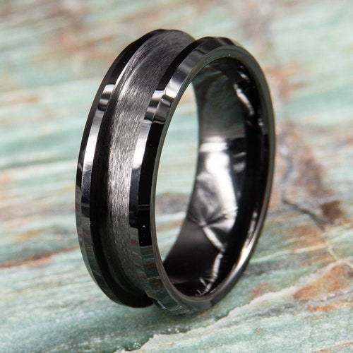 Black Zirconia Ceramic Ring Core Blank for Inlay Ring Jewelry - Etsy