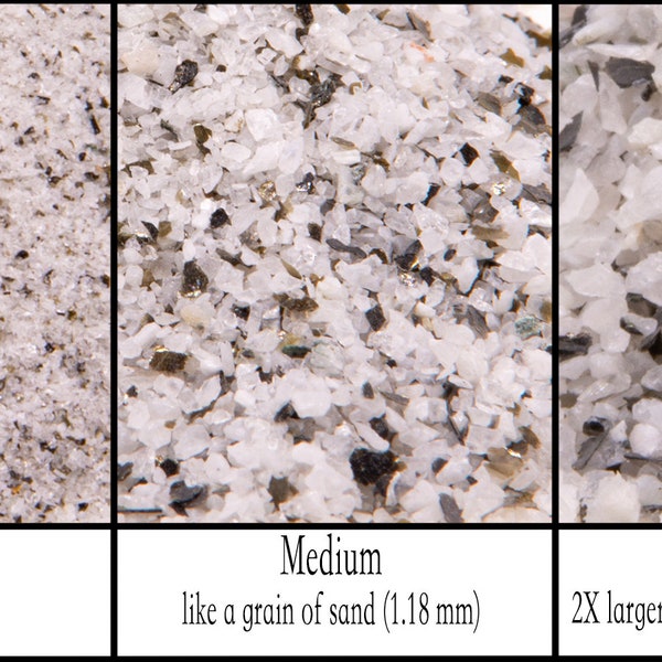 Moonstone Natural Stone - Crushed Inlay Stone (fine,medium,coarse-.5oz,1oz,2oz,4oz,1/2lb,1lb) Great for woodworking, jewelry and more