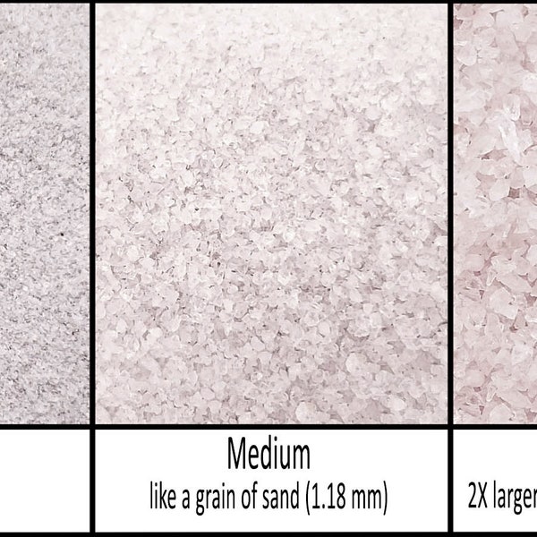 Rose Quartz Natural Stone - Crushed Inlay Stone (fine, medium, or coarse-.5oz,1oz,2oz,4oz,1/2lb,1lb) Great for woodworking, jewelry and more