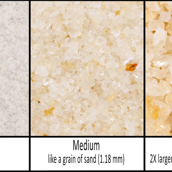 Citrine Natural Stone - Crushed Inlay Stone (fine, medium, or coarse - .5oz,1oz 2oz,4oz,1/2lb,1lb) Great for woodworking, jewelry & more