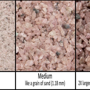 Ruby Natural Stone - Crushed Inlay Stone (fine, medium, or coarse - .5oz,1oz,2oz,4oz,1/2lb,1lb) Great for woodworking, jewelry & more