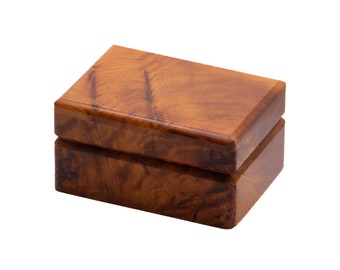 Thuya Burl Rectangle Shaped Box