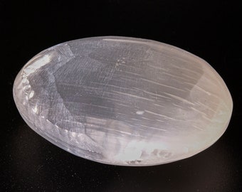 Selenite Palm Stone Crystal Carving - Home Décor, Healing Crystals and Stones