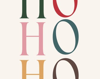 HO HO HO Druck