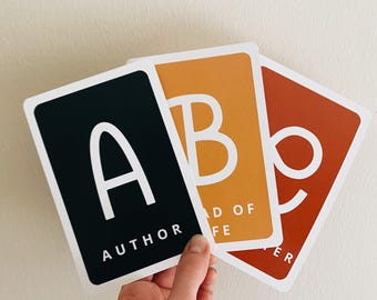 ABC Merkmale Gottes druckbare Karteikarten Set