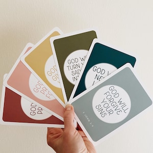 Jeu de cartes mémoire imprimables Les promesses de Dieu
