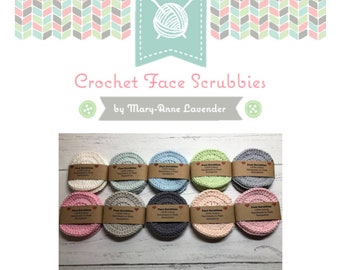 Crochet Scrubbie Pattern | PDF Crochet Pattern | Instant Download | Beginners Crochet | Face Scrubbies | Scrubbys