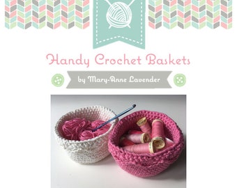 Crochet Basket Pattern | Easy Crochet Pattern | Instant Download | Simple Crochet | Beginners Crochet