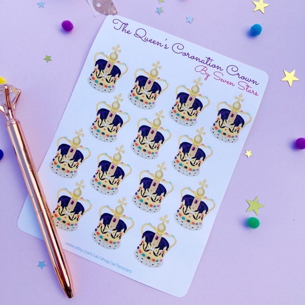 The Royal Coronation Crown Stickers