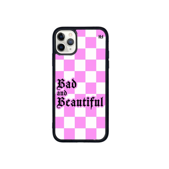 Bad & Beautiful text print phone case