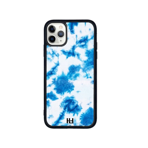 Blue Tie dye print phone case