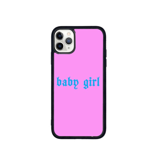 Baby girl text print phone case