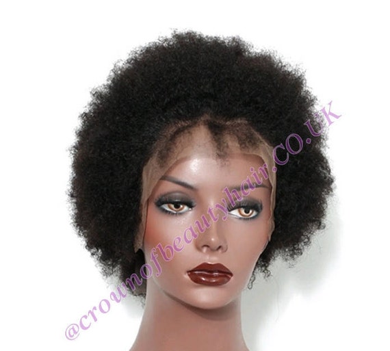 Free Shipping130 Densityafro Kinky Lace Frontal Etsy