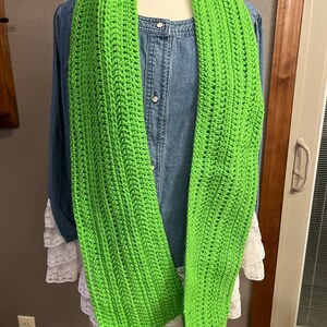 Hand Crocheted Scarf,  Winter Scarf, Warm  Scarf,  Chunky Scarf , Neck Warmer,  Cozy Neckwear, Soft Scarf, Warm Accessory