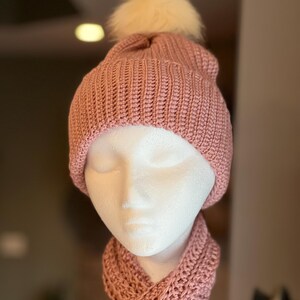 Hand Crocheted Hat and Scarf set,   Crocheted  Scarf, Winter Hat, Handmade Neck Warmer, Cozy Neck Wear, Soft Hat and Scarf, Warm Accessory