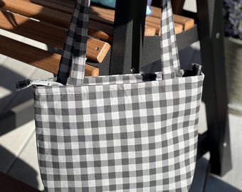 Shoulder Handbag, Fabric Shoulder Bag, Chic Fabric Handbag, Stylish Purse, Fabric Tote, Gift for her, Trendy Fabric Tote, Women’s Purse,