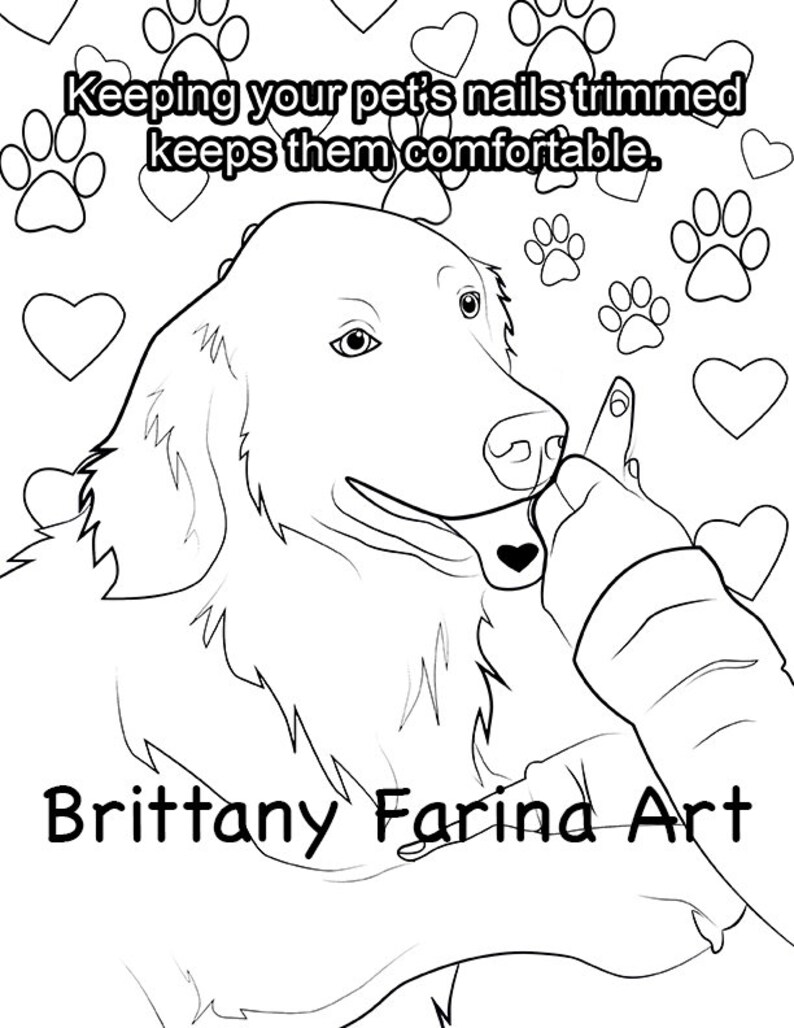 Dog Coloring Page, Dogs, Coloring Page, - Etsy