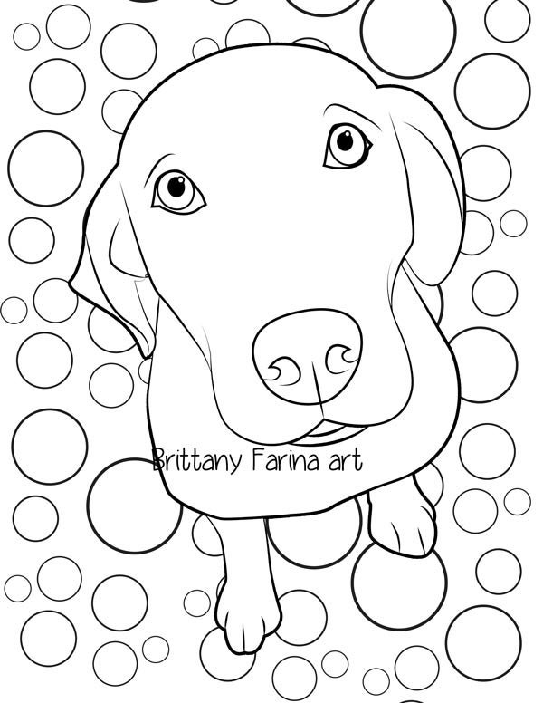 Coloring Pages Of Labrador Retrievers