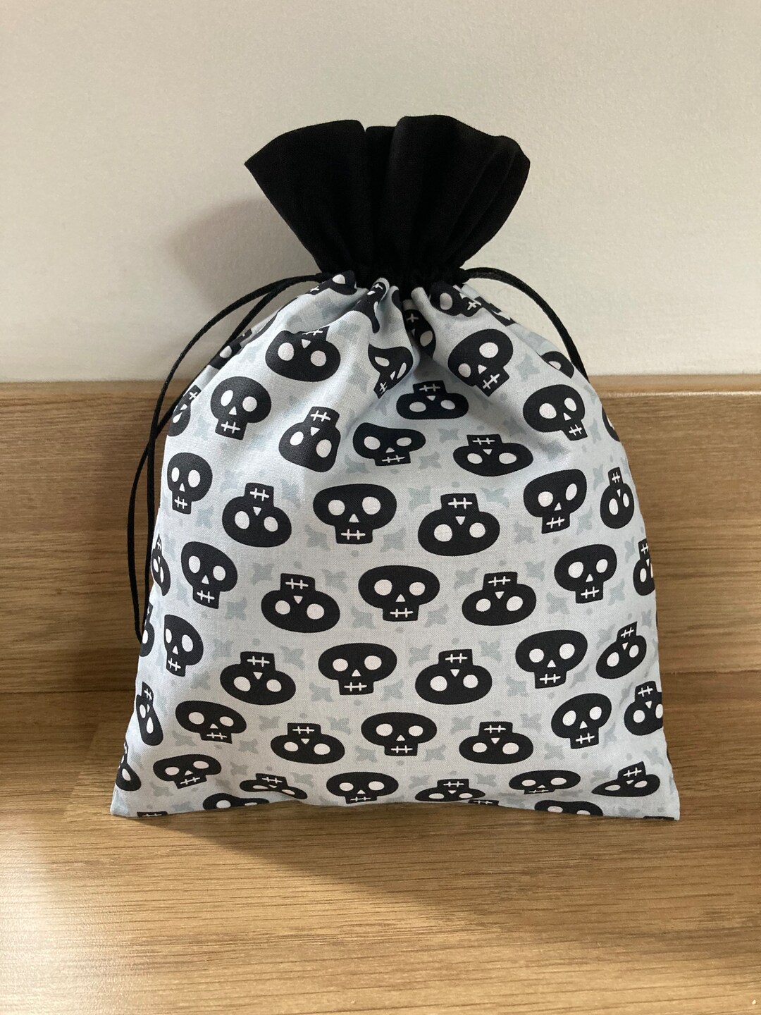 Halloween Skull Gift Bags Trick or Treat Bags Drawstring Etsy