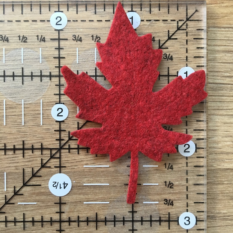 Autumn Felt Leaves Die Cut Felt Leaves Felt Shapes Die Cut Etsy UK