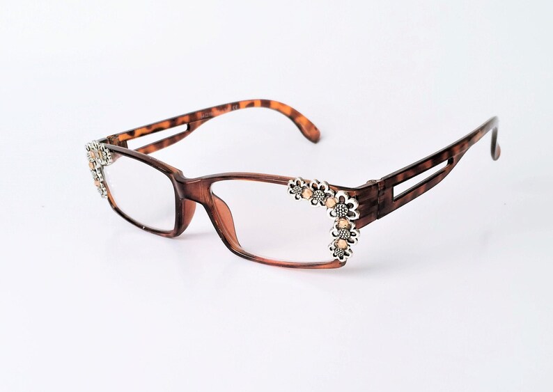 Women/'s reading glasses with Bling +3.75