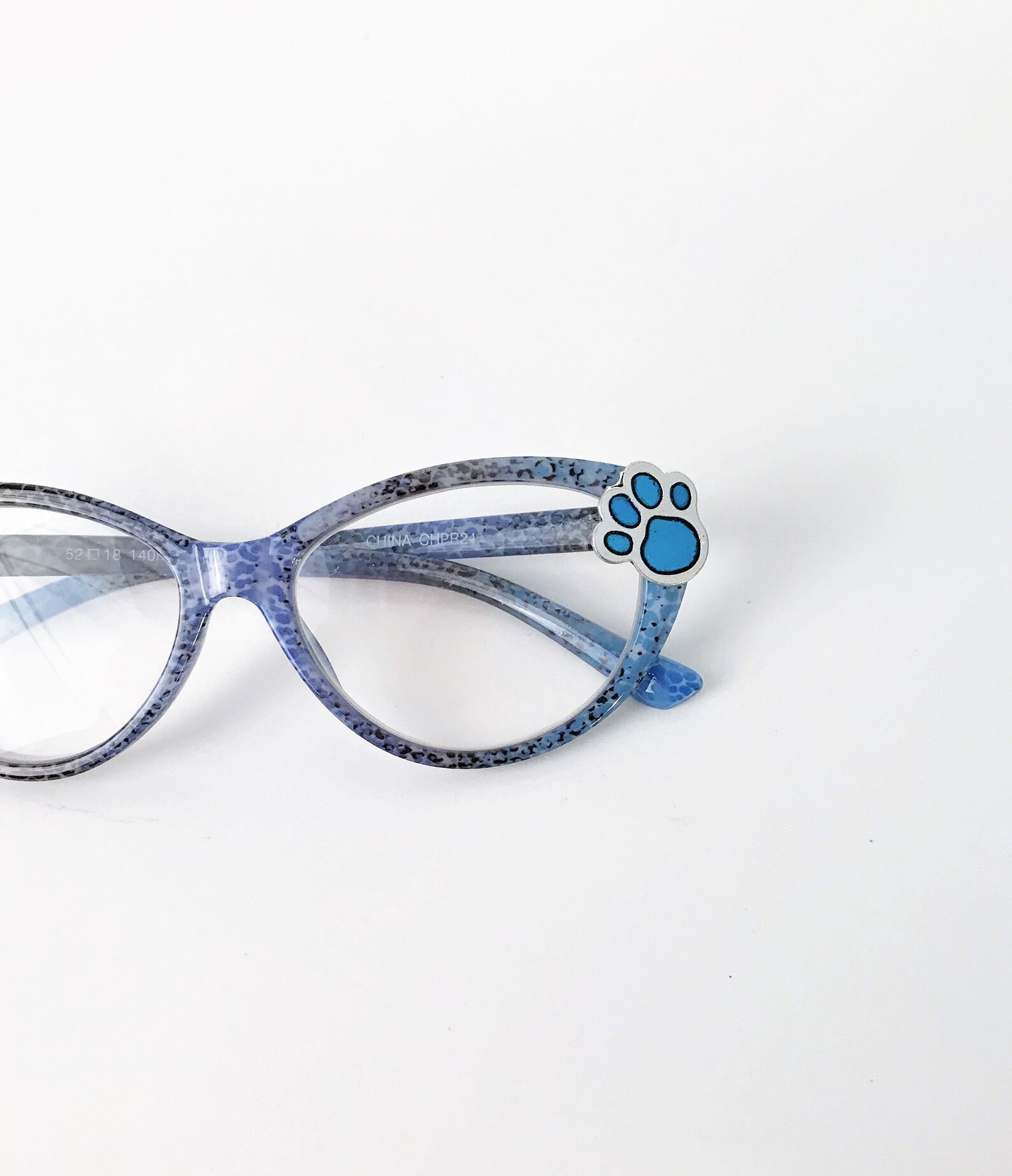 Reading glasses with Paw Prints 1.25 Etsy