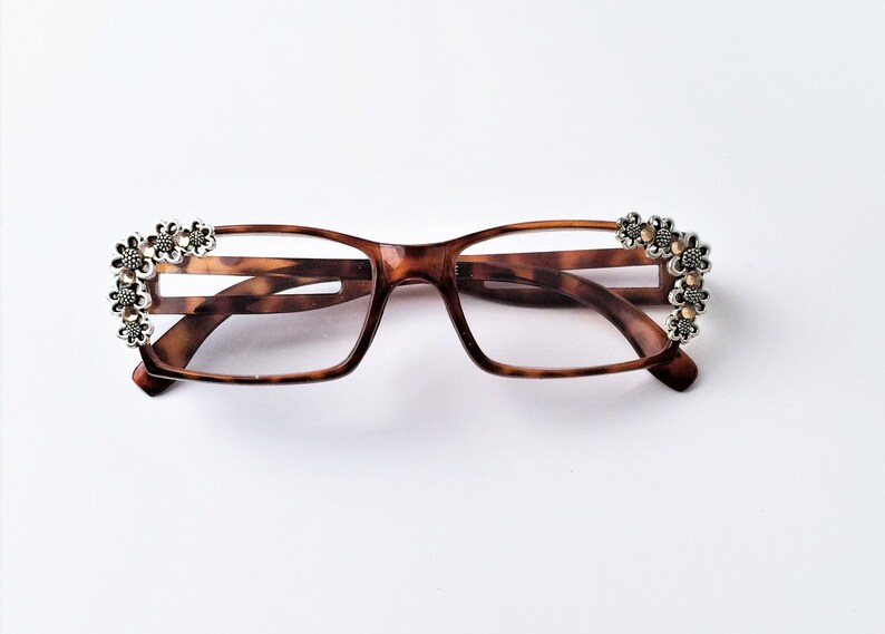 Women/'s reading glasses with Bling +3.75