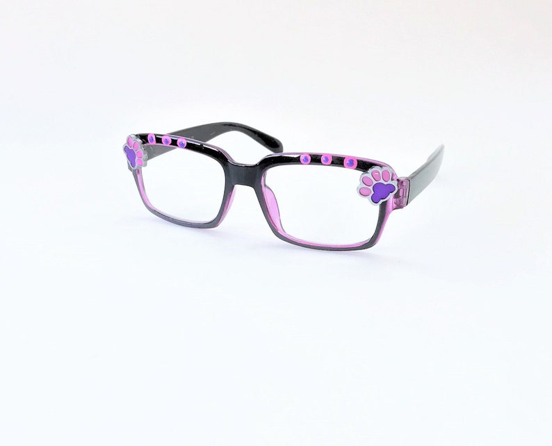 Paw reading glasses paw print 2.00 women readers Etsy