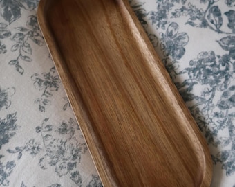 ADD ON Acacia wood tray for face clay masks