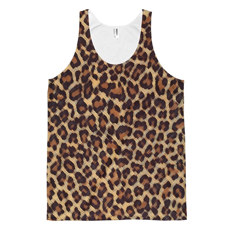 Leopard Print Tank Top / Men's Leopard Tank Top / - Etsy