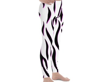 Purple Zebra Men's Leggings / Men's 