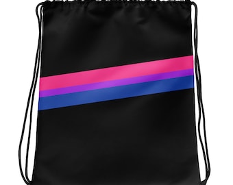 Bisexual Pride Tasche / Bi Pride Tasche / Pride Tasche / Bisexual Pride Colors Bag / Bisexuell Sporttasche / Bi Pride / von Polly and Crackers