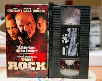 The Rock VHS - Sean Connery and Nicholas Cage - 1996 Action Movie - Free Shipping