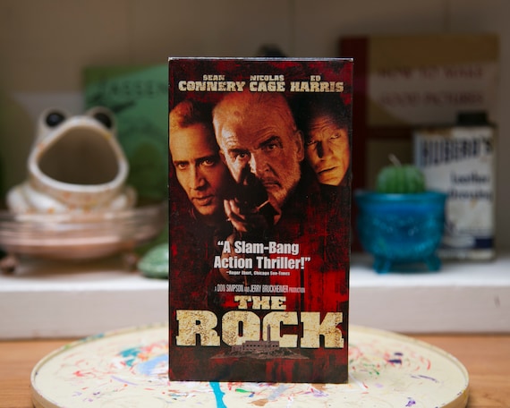 The Rock VHS - Sean Connery and Nicholas Cage - 1996 Action Movie