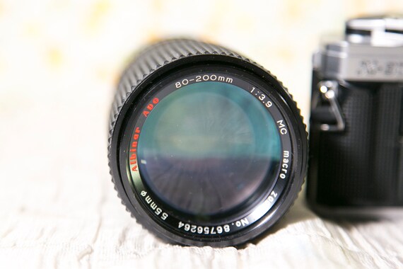 Minolta X-370 SLR With Two Lenses, Flash, Camera Bag and Extras