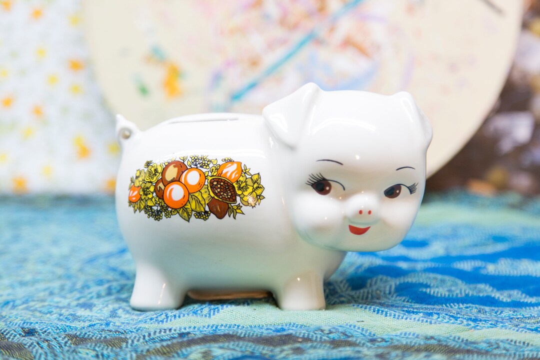 Rare Spice of Life Corning Piggy Bank 1980's Vintage Free Shipping Etsy