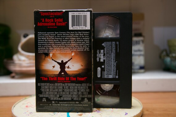 The Rock VHS - Sean Connery and Nicholas Cage - 1996 Action Movie