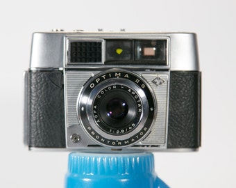 Vintage Agfa Optima II Camera – 35mm Film Camera, German Made w/Mystery Film