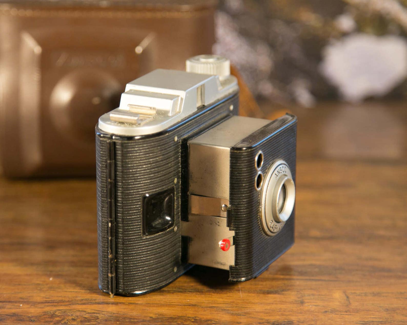 Ansco Flash Clipper Camera With Leather Case O83 Etsy