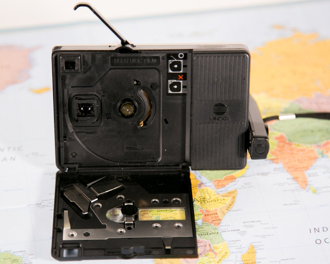 Minolta Disc K Disc Film Camera Great Condition DISC9 Etsy