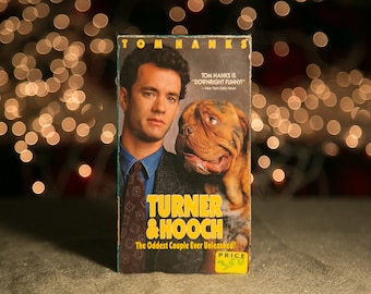 Turner & Hooch VHS Tape – Tom Hanks Animal Comedy, 1989