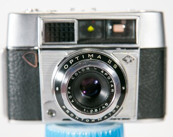 Lot De 2 Appareils Photo Argentiques Agfa Anciens - Modèles Isola Et Optima, Très Bon état, Allemagne