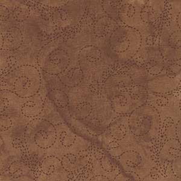 108" Wide Blank Quilting Urban Legend Meandering Stitch Brown - B1201-35