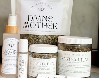 Mothering the Mother | Customizable Fourth Trimester Care Bundle | Postpartum Self-Care Gift Set